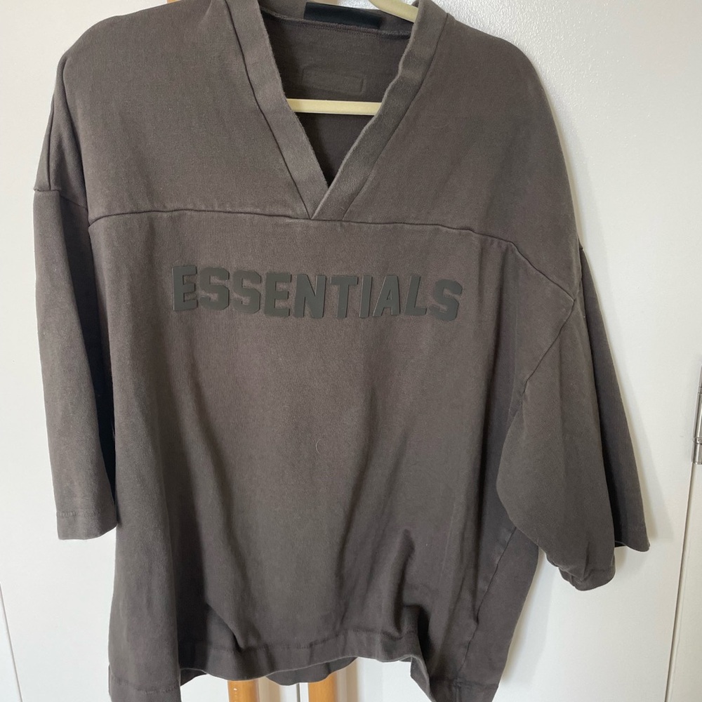 Essentials FEAR OF GOD football top